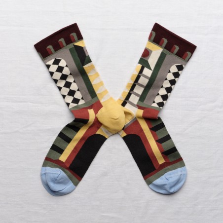 Sock Stage Set Maroon